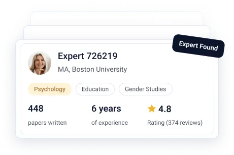 Every order is assigned to a writer with the knowledge and qualifications best suited to your subject, academic level, and specific instructions.
